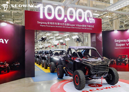 100,000th Segway & Super Villain SX20T ATV, UTV and SSV produced in series production
